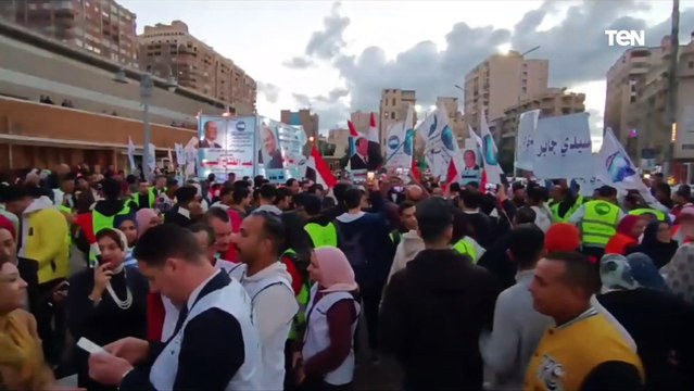 احتفالات بحضور نواب البرلمان بميدان سيدي جابر بالإسكندرية