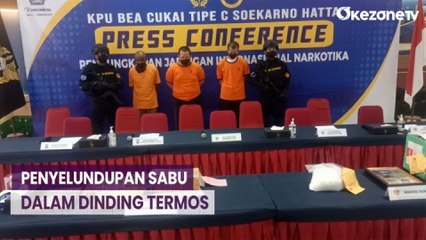 Bea Cukai Bandara Soetta Gagalkan Penyelundupan Sabu dalam Dinding Termos