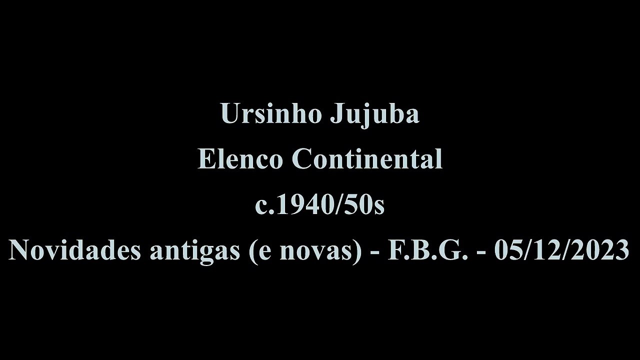 Elenco Continental - Ursinho Jujuba (c.1940-50s)