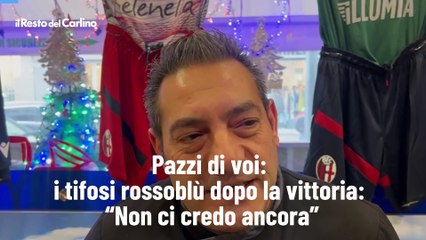 Download Video: Pazzi di voi: il video dei tifosi rossobl? dopo la vittoria: 