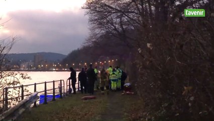 Chasse à l’homme à Huy : un individu se jette dans la Meuse avant d’être intercepté