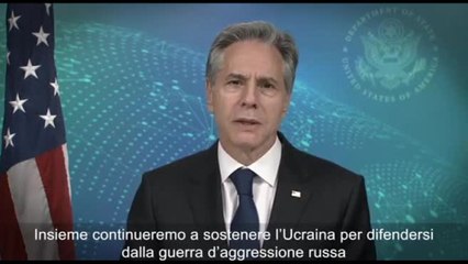 Blinken: insieme presidenza G7 Italia per Ucraina e soluzione in M.O.