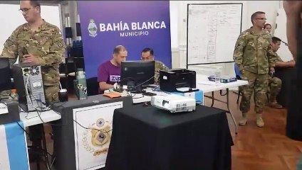 Así se trabaja en el Comité de Crisis del Municipio de Bahía Blanca