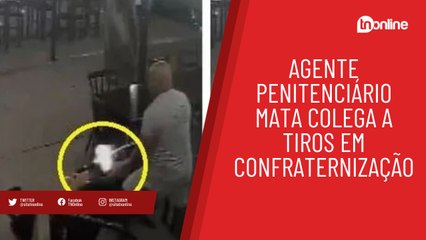 Agente penitenciário mata colega a tiros em confraternização; veja vídeo