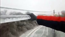 Dégivrer des cables électriques gelés
