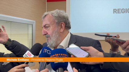 Emiliano "In Puglia funziona sistema di controllo sulla sanità"