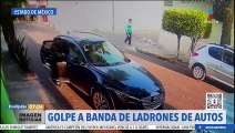 Así fue detenido un integrante de una banda de robo de autos en el Edoméx