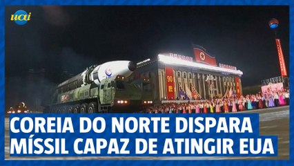 下载视频: A Coreia do Norte lançou um míssil com potencial para atingir os Estados Unidos