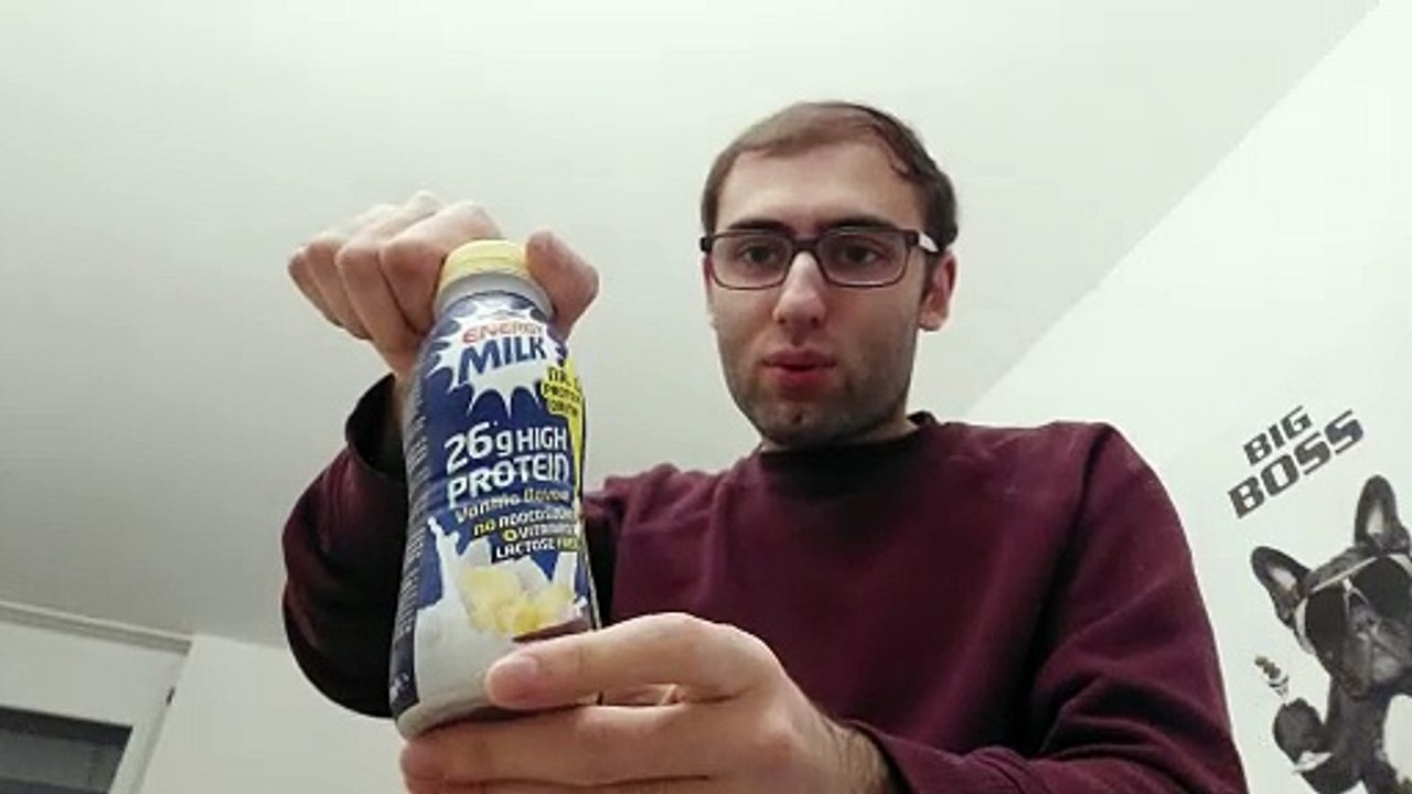 Proteinmilch trinken
