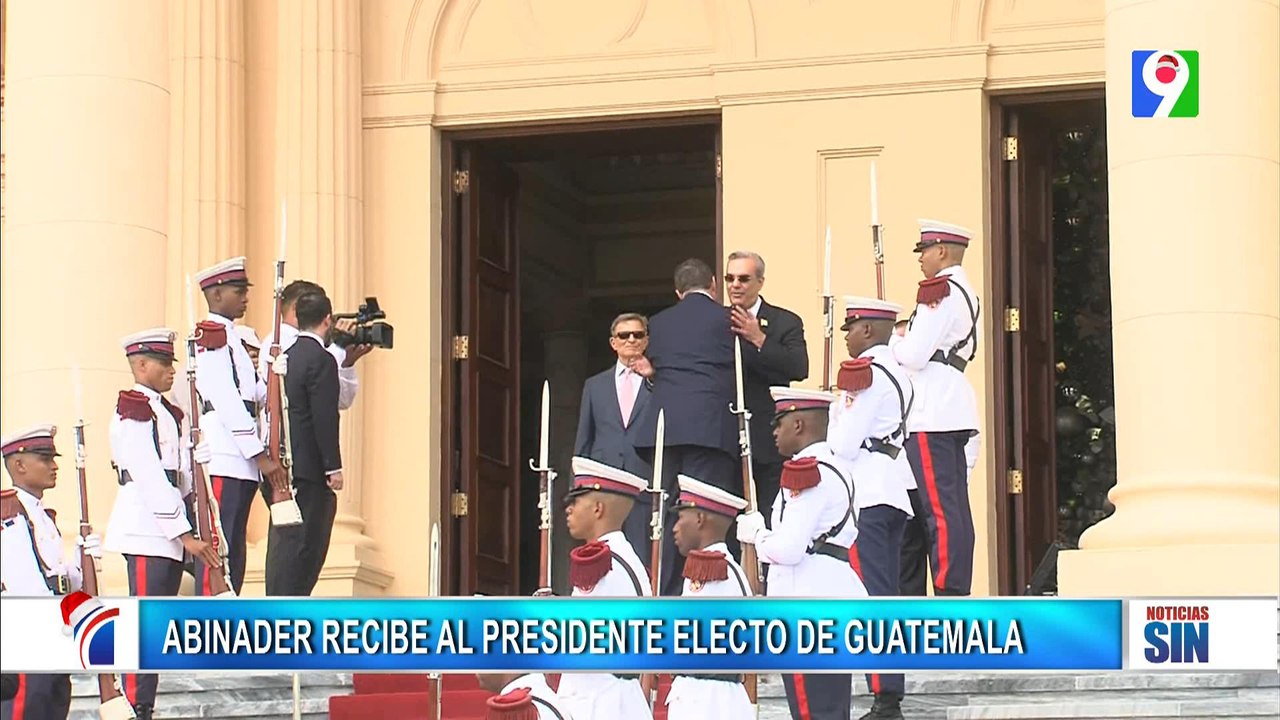 Mandatario Luis Abinader recibió al presidente electo de Guatemala | Primera Emisión SIN