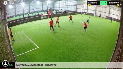 Faute de Maxime PERROT - Snoopy FC