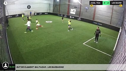 But de Clément  Baltazar - LES BARBARINS