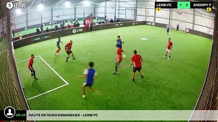Faute de Hugo Domingues - Lerbi FC