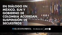 En diálogo en México, ELN y gobierno acuerdan suspensión de secuestros en Colombia