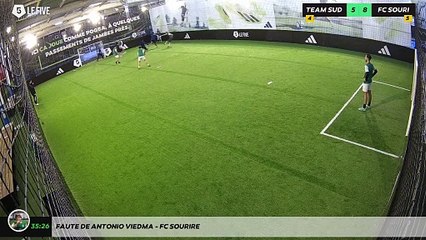 Faute de Antonio VIEDMA - FC SOURIRE