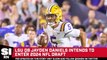 LSU QB Jayden Daniels Intends to Enter 2024 NFL Draft