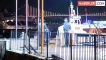 Beşiktaş'ta İran uyruklu bir kişi denize atlayarak kayboldu