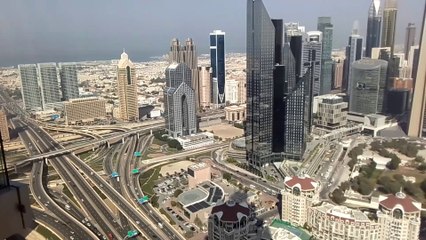 Dubai Beautiful View From Sky HD