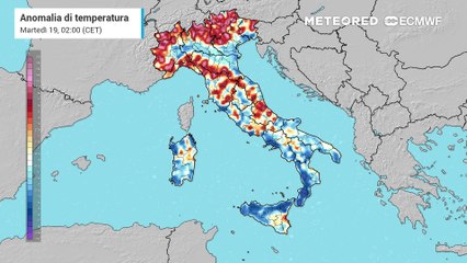 Anomalie di temperature