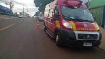Acidente entre carro e moto deixa motociclista ferido na Rua Europa, esquina com Panamá