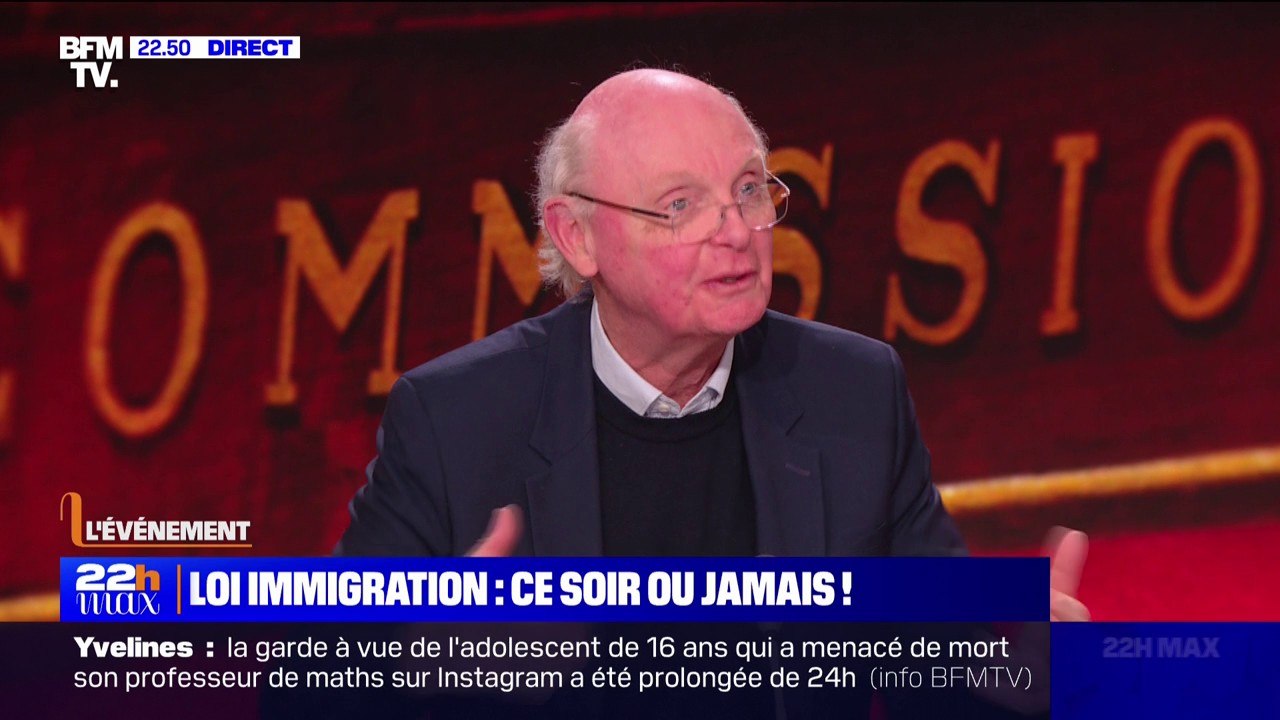 Projet de loi immigration: "Nous faisons l'expérience de l'absence de majorité absolue à l'Assemblée nationale", pour Patrick Stefanini (ancien Secrétaire général du ministère de l'Immigration et de l'Identité nationale)