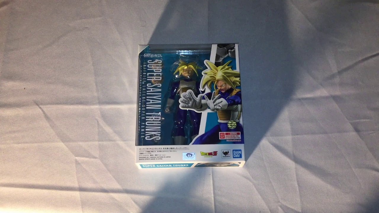 S.H. Figuarts Dragon Ball Z Super Saiyan Trunks -Infinite Latent Super Power Unboxing & Review