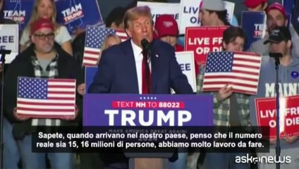Trump contro i migranti e Biden USA 2024
