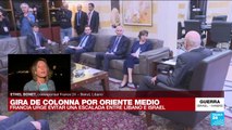 Informe desde Beirut: ministra de Exteriores de Francia, Catherine Colonna, visitó Líbano