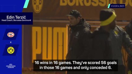 Tải video: Dortmund's Terzić hopeful of Champions League progress after PSV draw