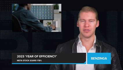 Meta's Stock Surges 178% in 2023, Marking A Success For CEO Zuckerberg's 'Year of Efficiency' Pledge
