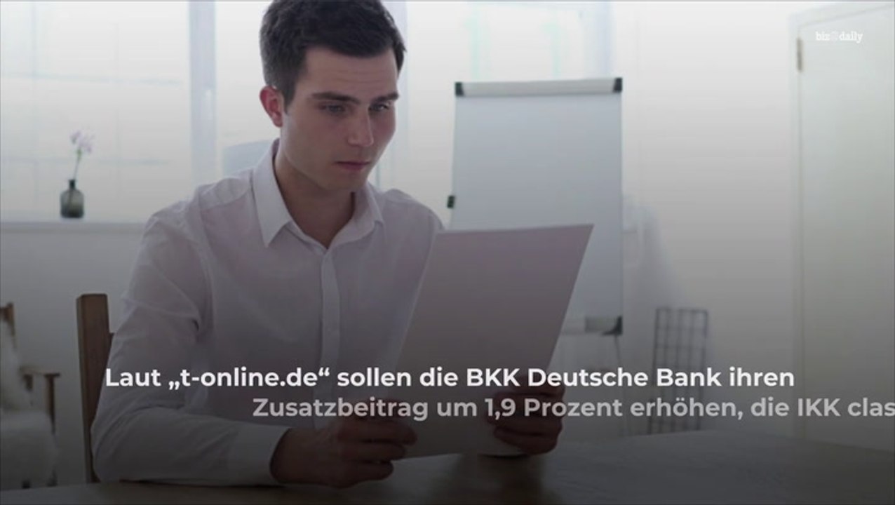 Diese Krankenkassen erhöhen 2024 ihre Beiträge