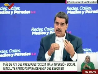 Pdte. Maduro "Tenemos presupuesto 2024 para el crecimiento económico y la recuperación social"