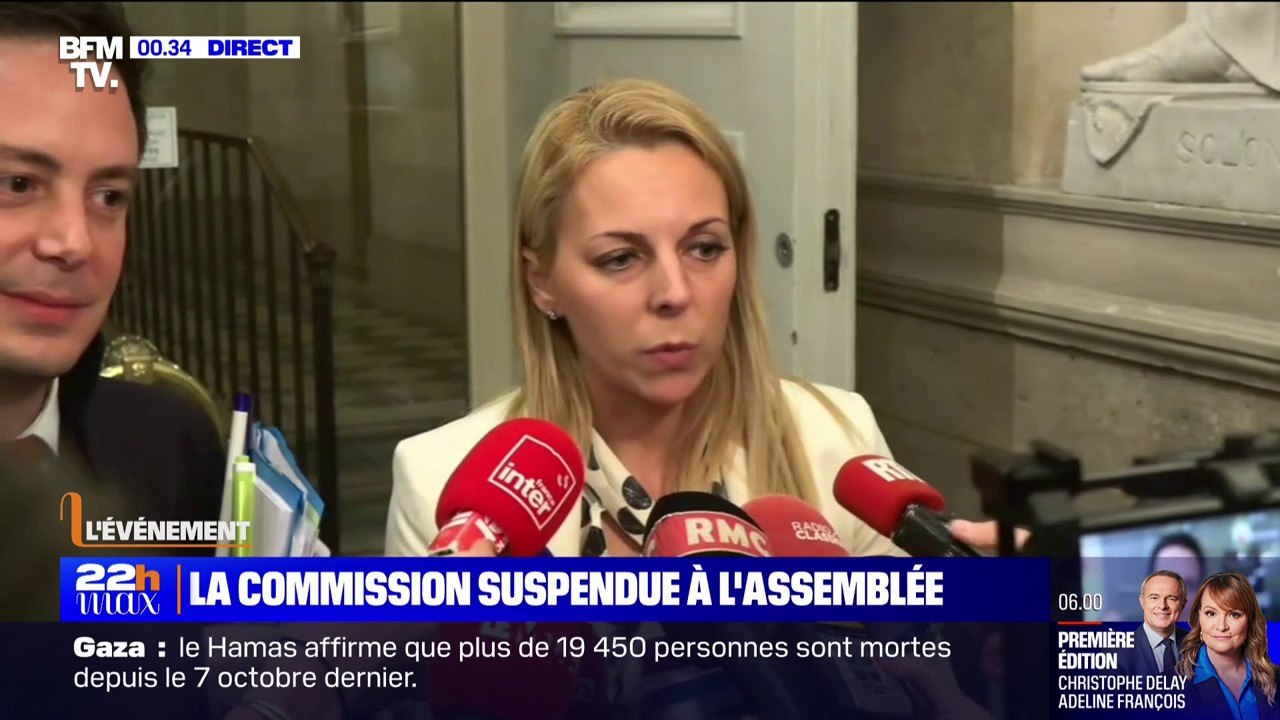 Report de la commission mixte paritaire: Edwige Diaz (RN) évoque la "mine déconfite" des représentants de la majorité