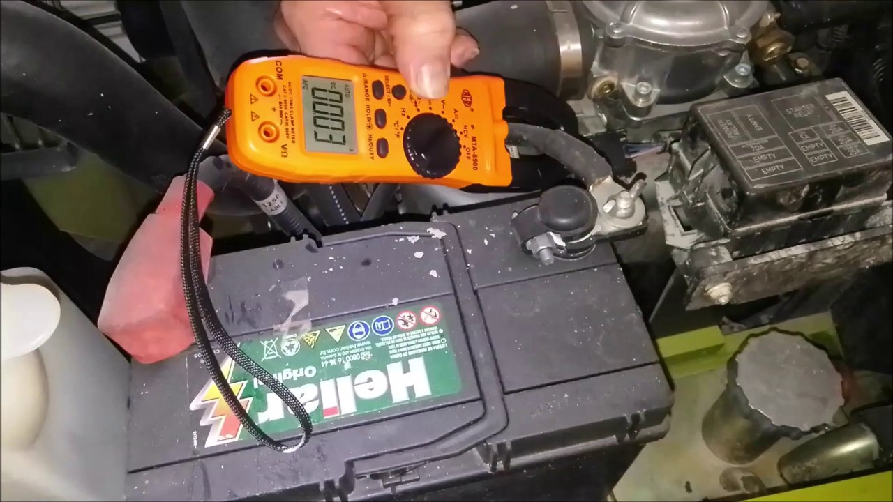 Monitoramento de corrente - Partida no motor Mitsubishi PSI 4G64 2.4 16V