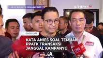 Capres Anies Soal Temuan PPATK Transaksi Mencurigakan di Pemilu 2024