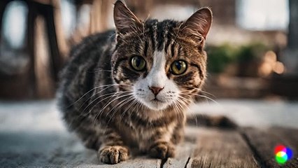 Cat image AI moving slowly