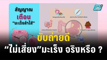 1 นาทีสุขภาพดี กับ BDMS EP11   ขับถ่ายดี“ไม่เสี่ยง”มะเร็ง จริงหรือ ? | โชว์ข่าวเช้านี้  | 19 ธ.ค. 66