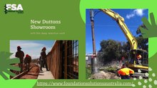 New Duttons Showroom Project - Foundation Solutions Australia