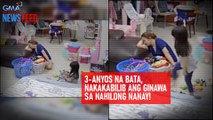 3-anyos na bata, nakakabilib ang ginawa sa nahilong nanay! | GMA Integrated Newsfeed
