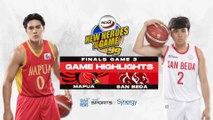 Men's Basketball Finals Game 3 | San Beda vs. Mapua (Highlights) | NCAA Season 99