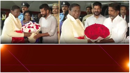President Draupadi Murmuకు ఘన స్వాగతం  పలికిన  CM Revanth Reddy | Telugu Oneindia