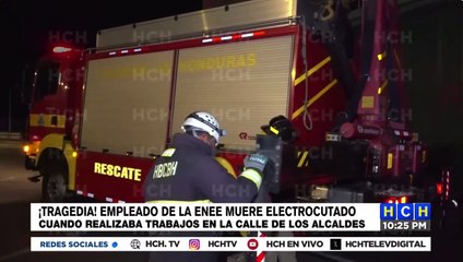 Empleado de la ENEE fallece electrocutado mientras reparaba el tendido eléctrico en Tegucigalpa