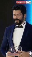 GQ Men of the Year 2023'te ödül alan Burak Özçivit, Gazze'de yaşanan katliama tepki gösterdi