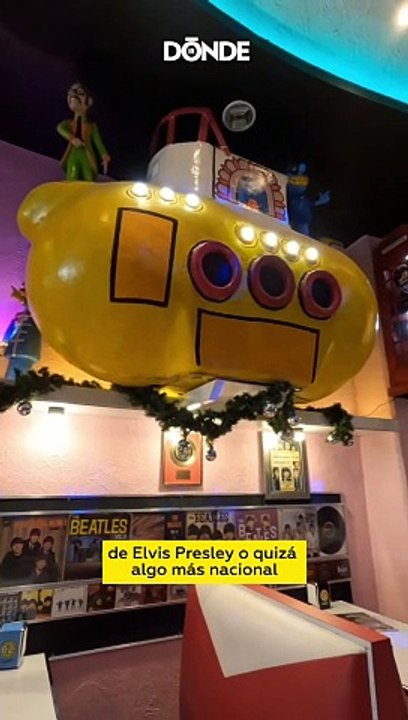 El Acetato, una cafetería retro para los amantes al rock and roll en CDMX