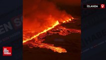 İzlanda'da yanardağ patladı