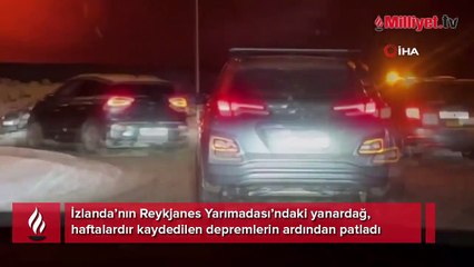 İzlanda'da yanardağ patlaması! 'Dünyadaki cehennem' ortaya çıktı