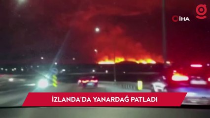 İzlanda’da yanardağ patladı