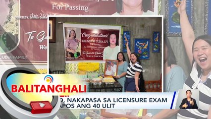 Guro, nakapasa sa licensure exam matapos ang 40 ulit | BT