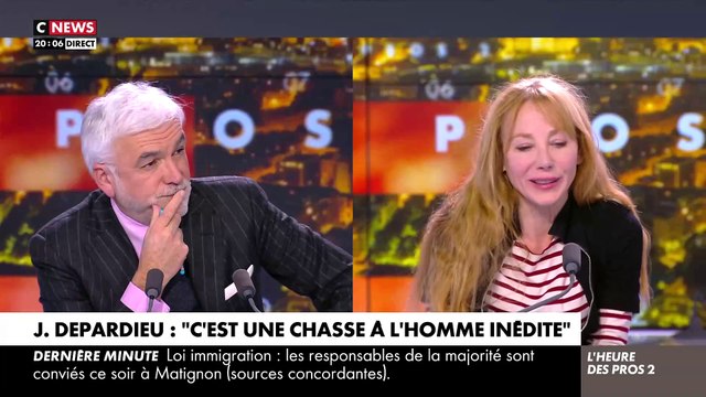 Julie Depardieu est venue défendre son père sur CNews : C'est une chasse à l'homme dégueulasse ! Mon père ce n'est quand même pas Bertrand Cantat qui a tué quelqu'un sur un radiateur !