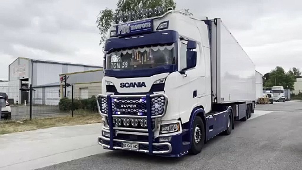 Passage à l’atelier aujourd’hui pour ce Scania v8 des Transports PSM 